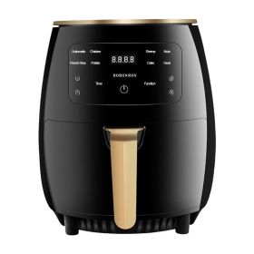 Air Fryer Smart Touch Home Electric Fryer (Option: Black-EU 220V)