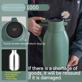 Household Large Capacity Dust Insulation Pot (Option: 10L Morandi Green)