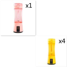 Portable Blender Portable Fruit Electric Juicing Cup Kitchen Gadgets (Option: Set7-USB)