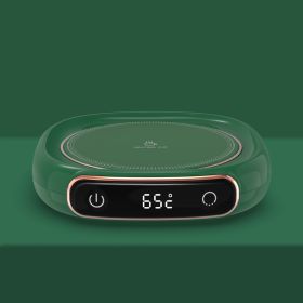 Milk Heating Insulation Base Desktop Digital Display Warming Pad (Option: M316 Green)