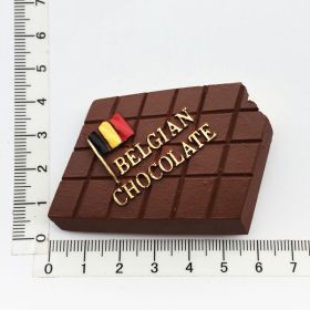 Food Tourism Commemorative Decorative Crafts Painted Magnetic Refridgerator Magnets (Option: Belgian Chocolate)